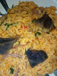 A picture of Jallop rice.