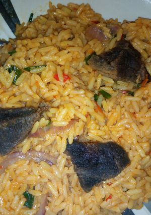 A picture of Jallop rice.