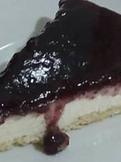 Una foto de Tarta de queso batido desnatado