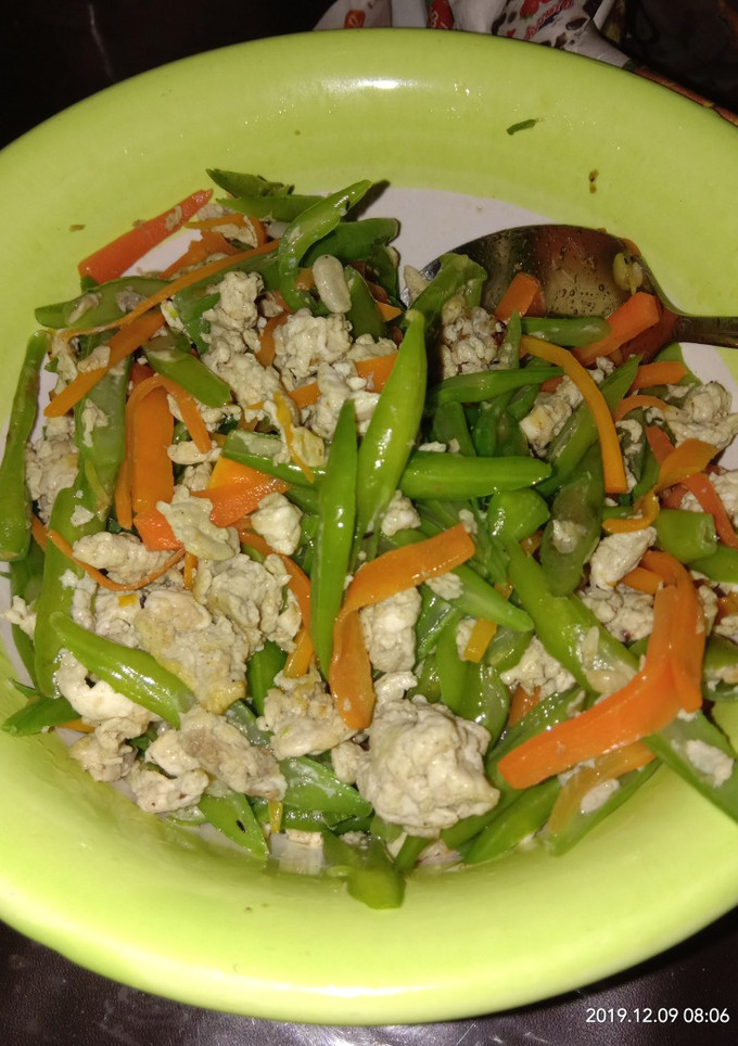 Foto resep Orak arik Buntel (buncis wortel) (lunchbox suami part 19)