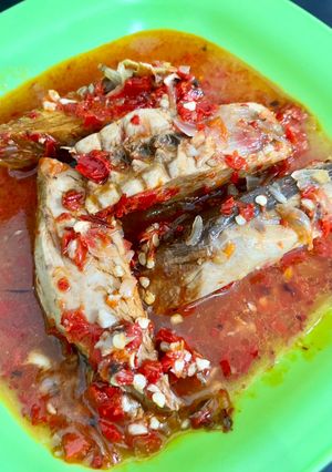 Foto resep Pindang tongkol bumbu cabai merah