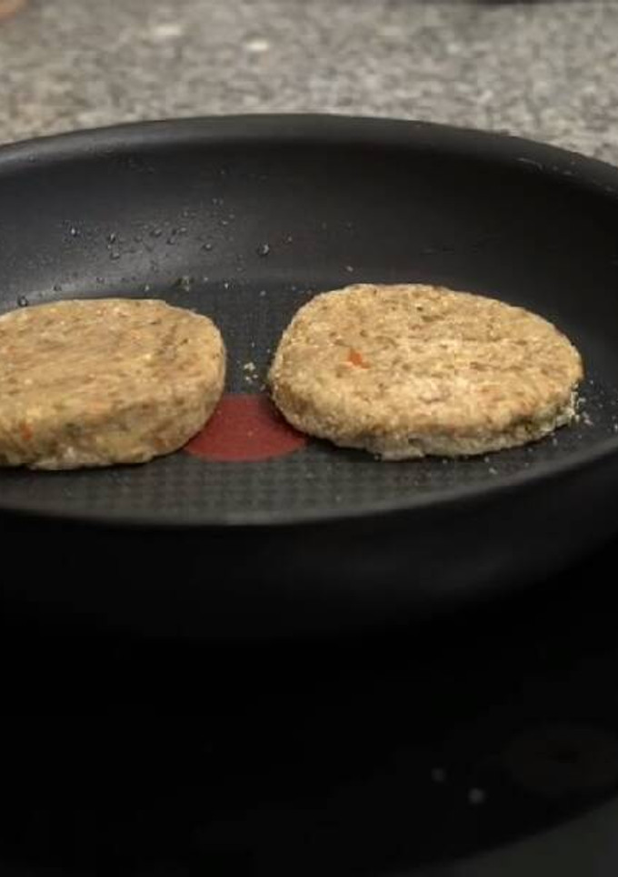 Una foto de Hamburguesa vegana