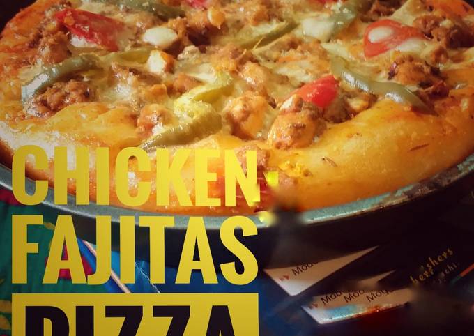 How to Prepare Homemade Chicken fajitas pizza