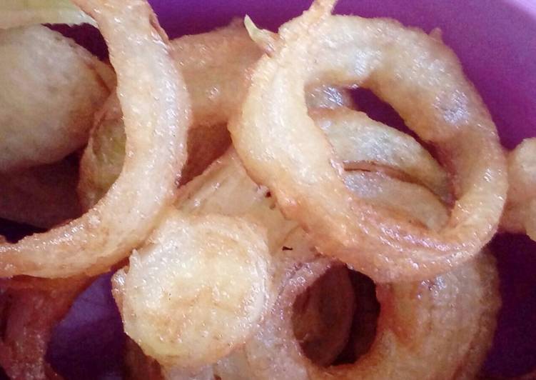 Simple Way to Prepare Perfect Onion Ring Snack