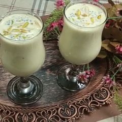 A picture of Kesar Badam ka Sarbat.