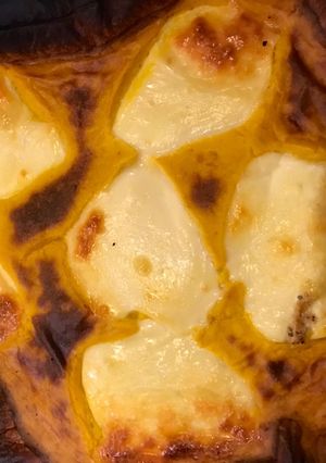 Une photo de Quiche de courges,Lait de coco et mozzarella