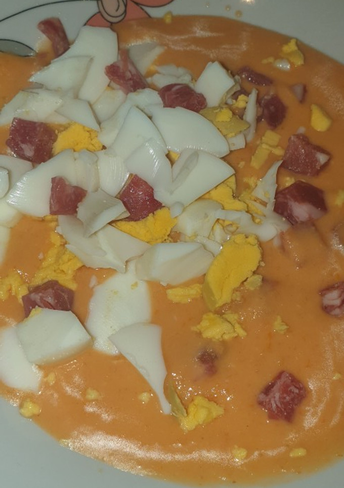Una foto de Salmorejo Thermomix