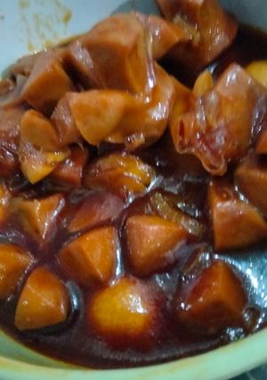 Foto resep Sosis telur puyuh tumis