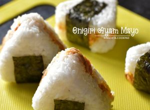 Foto resep Onigiri Ayam Mayo Pedas