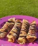 Panqueques con dulce de leche!