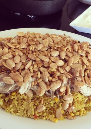صورة لوصفة طريقة عمل دجاج بلأرز والخضرة