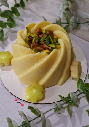 عکسی از دستور دسر سیب 😋
