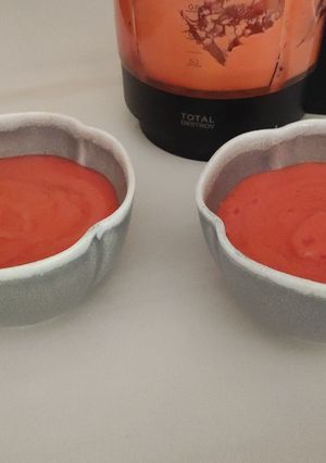 Una foto de Salmorejo Rosa