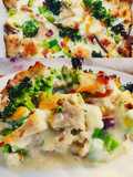 Smoky bread pudding con broccoli e certosa