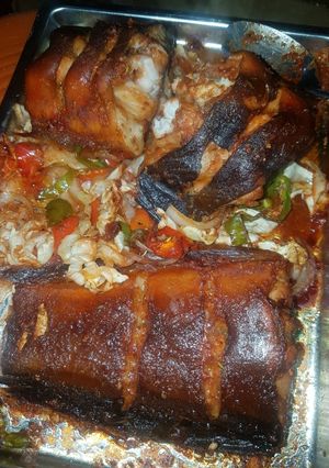 A picture of Oven grill fish.