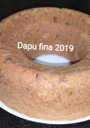 Foto resep Bolu pisang barangan cantik seperti serat pisang ambon