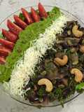 Kale, Mushroom and Kale Pesto Salad