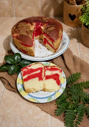 Foto resep Chiffon Cake Merah Putih