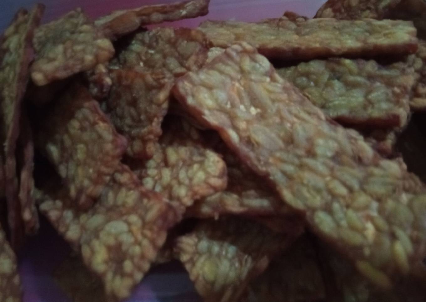 Tempe goreng bumbu garam