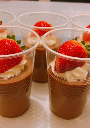 Hình của món Chocolate Panna Cotta 🍫🍫.