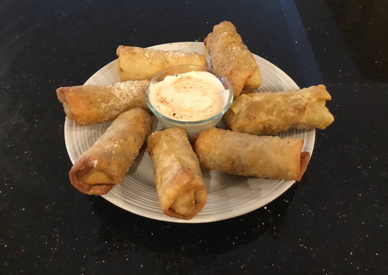 Tuscan Beef Shortrib Eggrolls