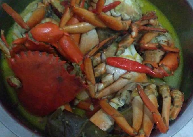 Resep: Kepiting santen pedes Kekinian