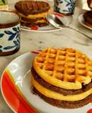 Waffles caseros con levadura (belgas)
