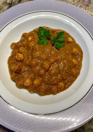 Una foto de Garbanzos con canela