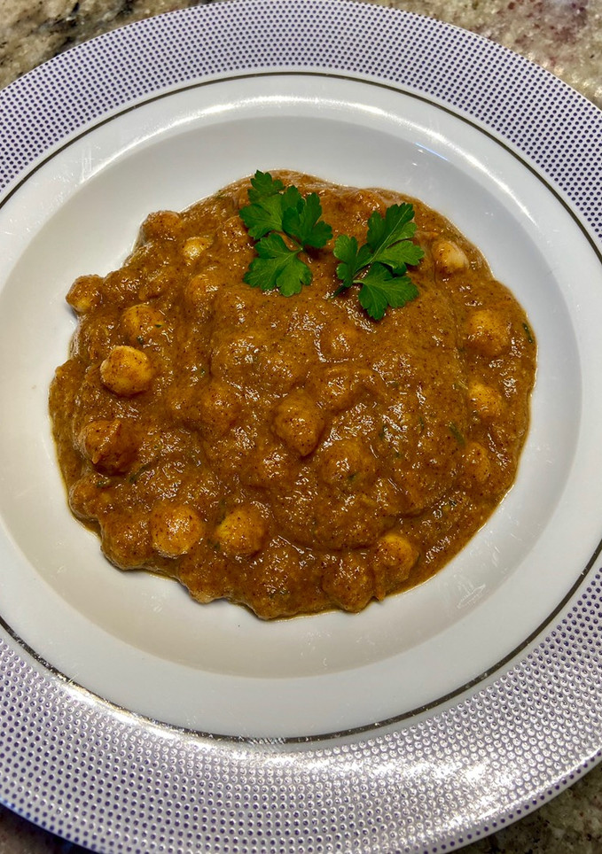 Una foto de Garbanzos con canela