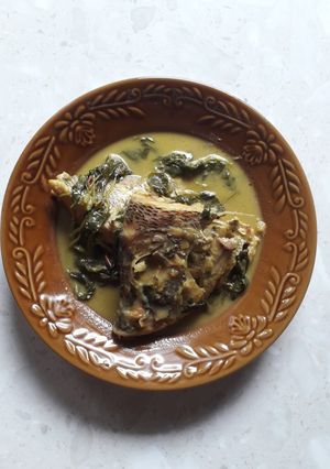 Foto resep GULAI KAKAP DAUN BAYAM - #MPASIJasmine #MenuMPASI