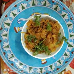 A picture of Cabbage Curry.