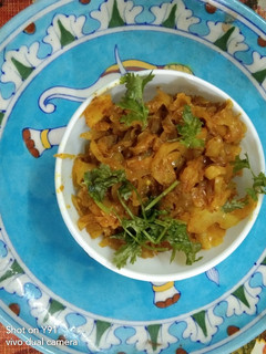 A picture of Cabbage Curry.