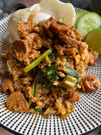 Cara Membuat Nasi goreng gila gerobak menteng manis gurih Ekonomis