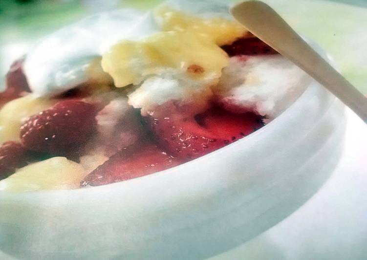 Recipe of Quick Angel Berry Pudding