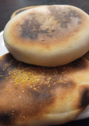 Una foto de Pan casero en sartén súper fácil