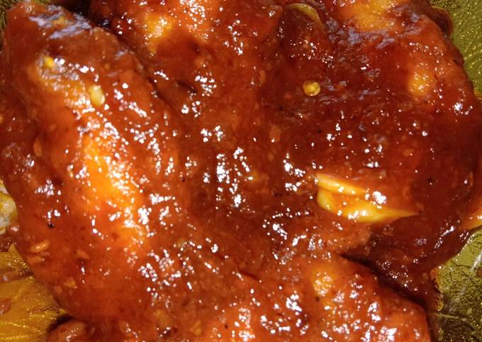 Richees fire chicken/BBQ wings chicken