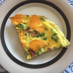 Kids deluxe pizza omelette A picture of Kids deluxe pizza omelette.