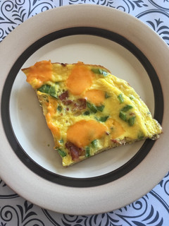 A picture of Kids deluxe pizza omelette.