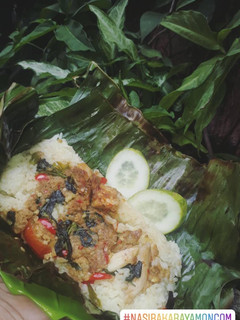 Foto resep Nasi Bakar Orek Oncom