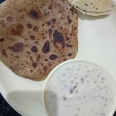 A picture of Sago pudding (sabhudana Kheer).