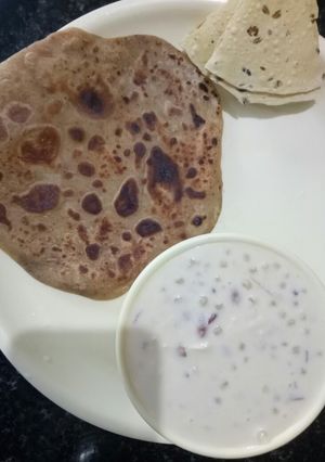 A picture of Sago pudding (sabhudana Kheer).