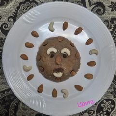 A picture of Badam Halwa.