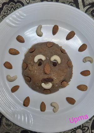 A picture of Badam Halwa.