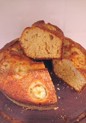 Una foto de Budín de Banana