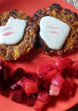 Una foto de Hamburguesas de zanahoria y avena! 🍔🐇