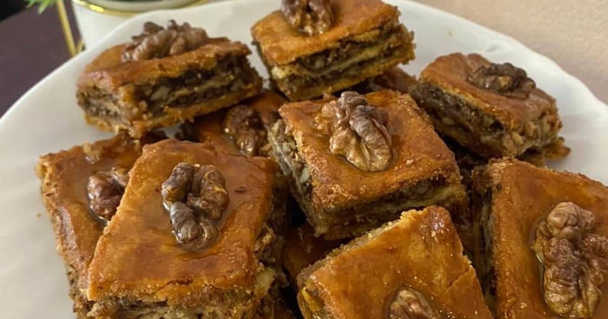 Пахлава рецепт классический с грецким орехом