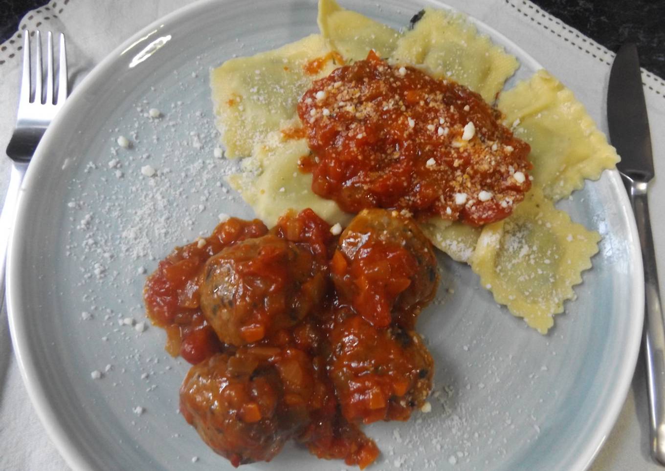 Albóndigas muy tiernas de pollo y espinacas