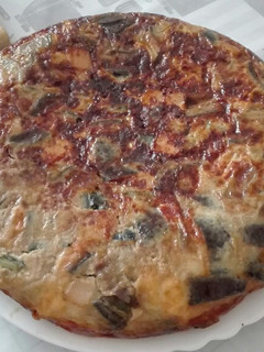 Una foto de Tortilla de berenjenas y calabacín light