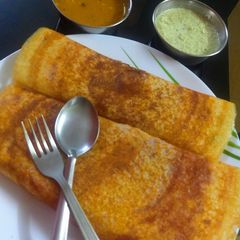 A picture of Masala dosa.