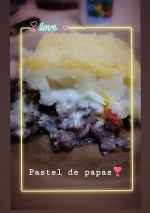 Una foto de Pastel de papa 🤗❣️